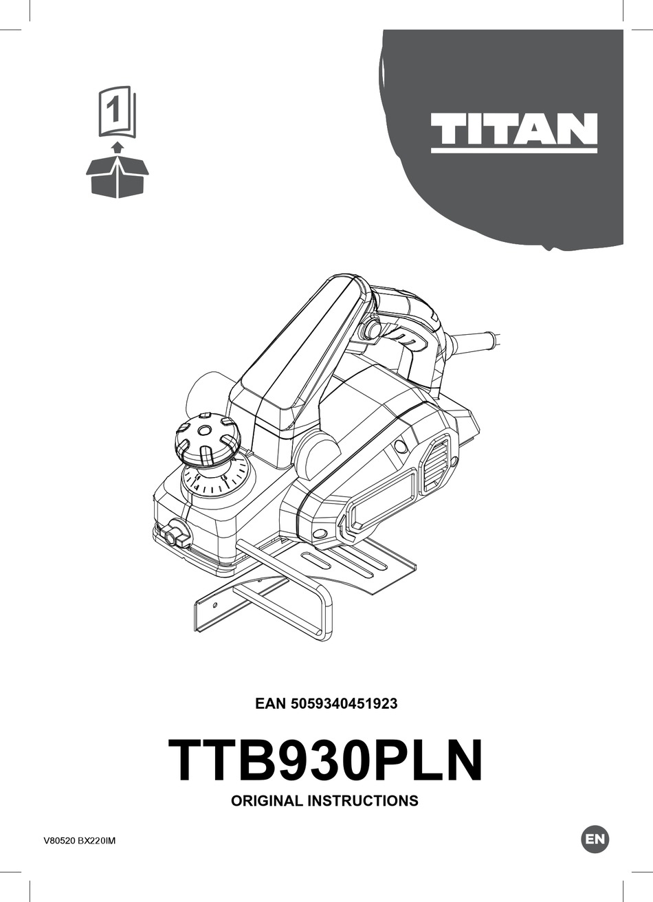 TITAN TTB930PLN ORIGINAL INSTRUCTIONS MANUAL Pdf Download ManualsLib