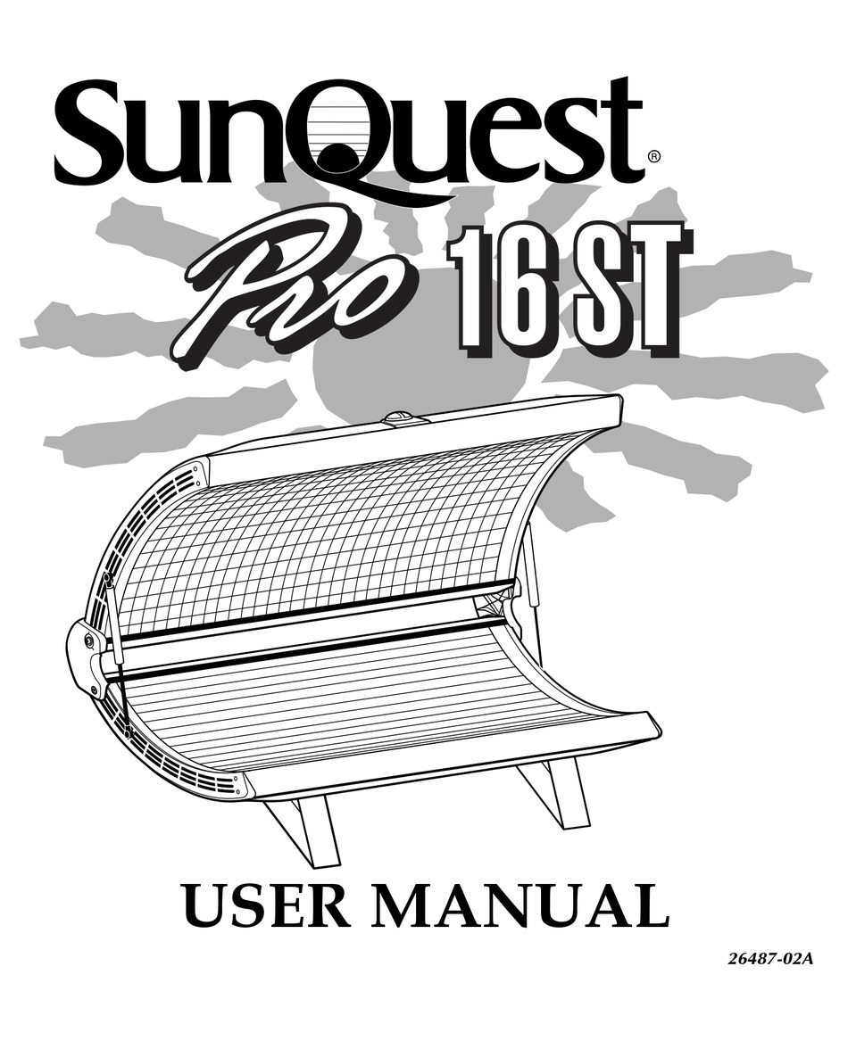 ETS SUNQUEST PRO 16ST USER MANUAL Pdf Download ManualsLib