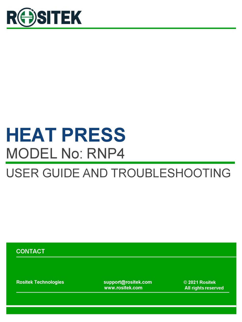 ROSITEK RNP4 USER MANUAL AND TROUBLESHOOTING Pdf Download ManualsLib