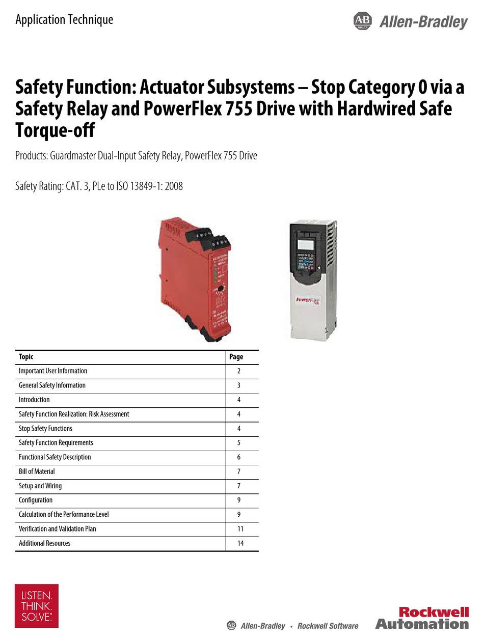 ROCKWELL AUTOMATION ALLENBRADLEY GUARDMASTER DUALINPUT SAFETY RELAY
