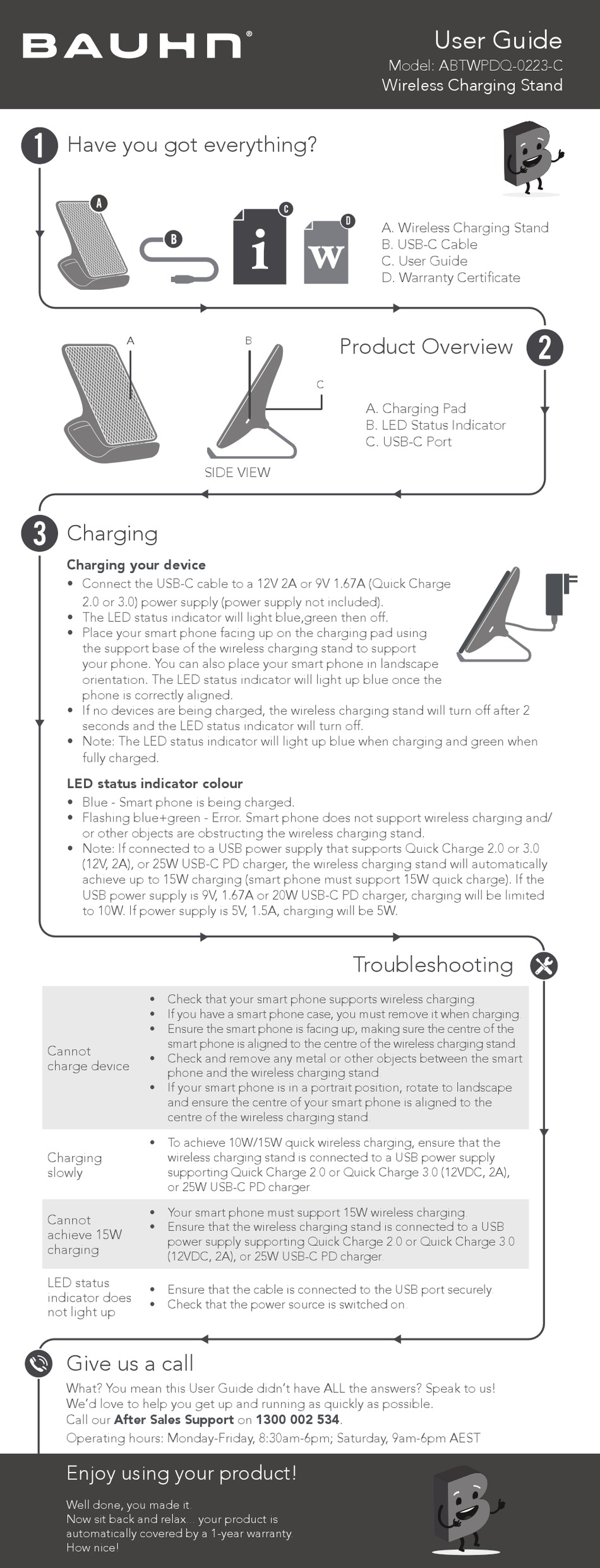 BAUHN ABTWPDQ-0223-C USER MANUAL Pdf Download | ManualsLib