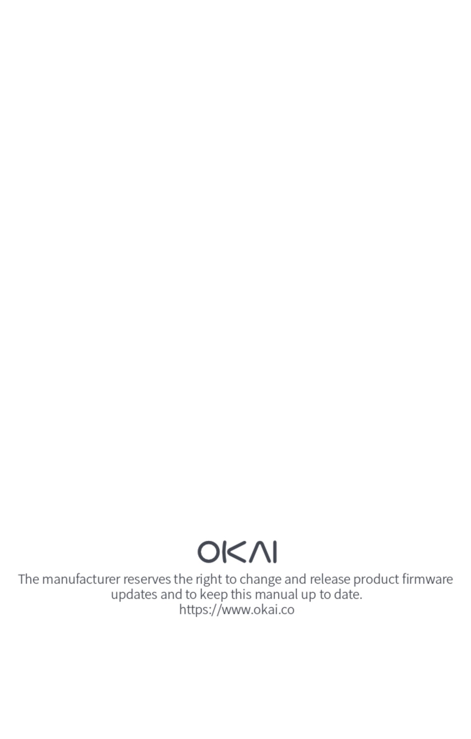 OKAI ES10 INSTRUCTION MANUAL Pdf Download ManualsLib