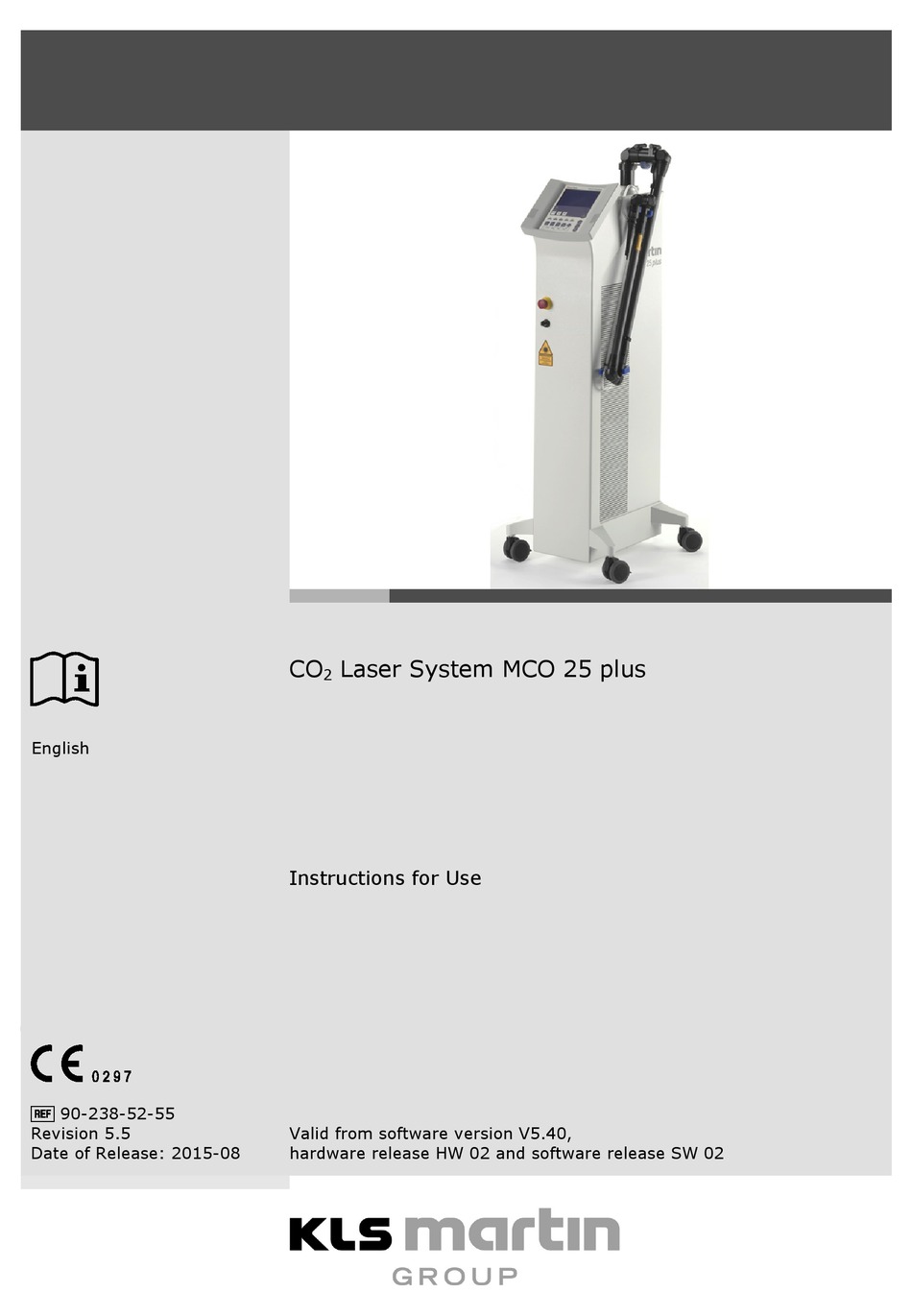 KLS MARTIN MCO 25 PLUS INSTRUCTIONS FOR USE MANUAL Pdf Download