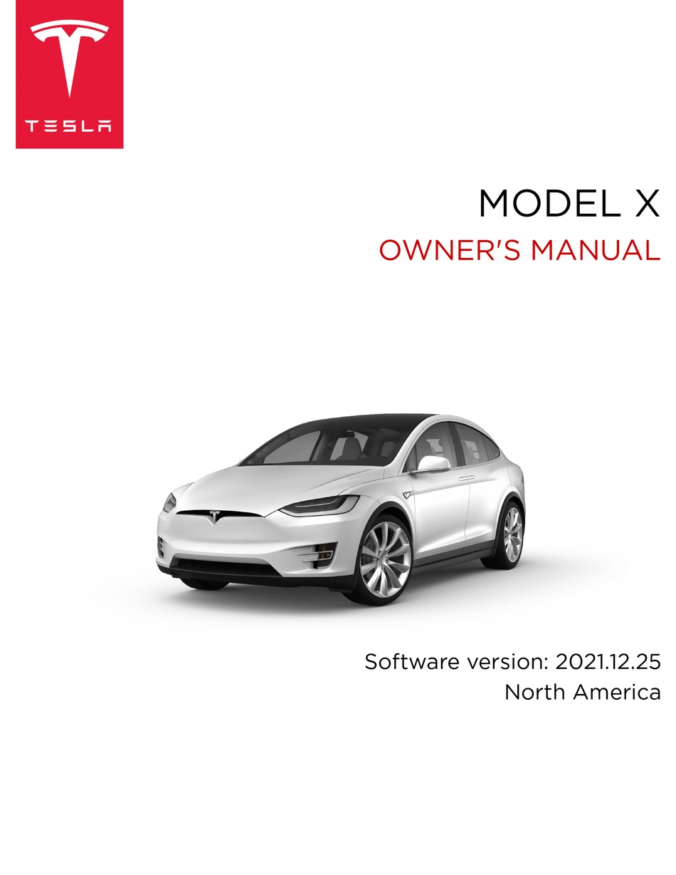 TESLA MODEL X OWNER'S MANUAL Pdf Download ManualsLib