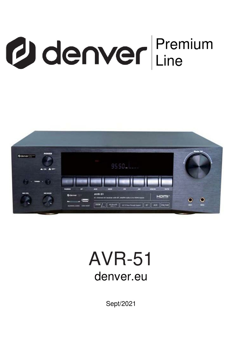 DENVER PREMIUM AVR51 MANUAL Pdf Download ManualsLib