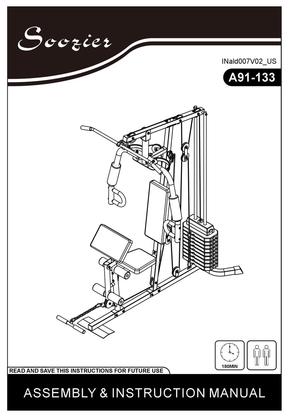 soozier bike trainer assembly
