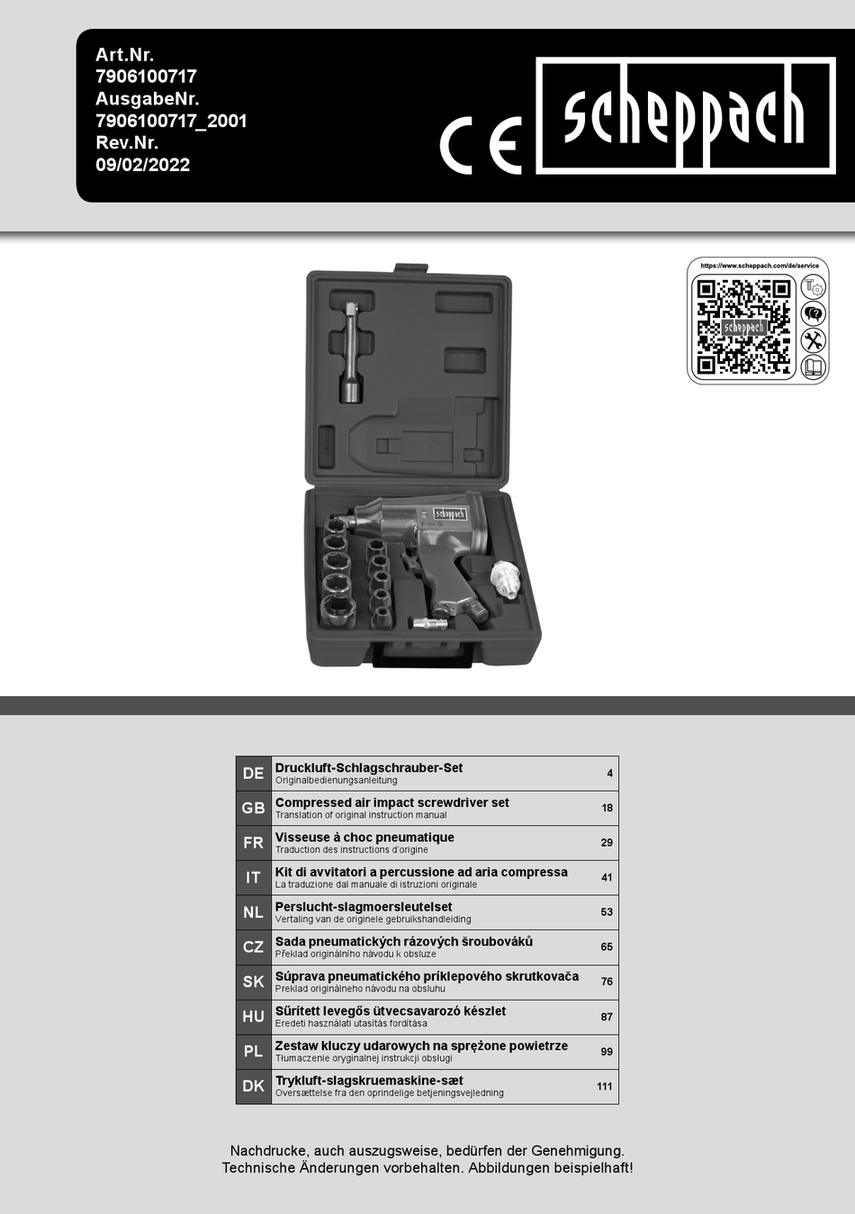 Scheppach 7906100717 Translation Of Original Instruction Manual Pdf Download Manualslib 2092