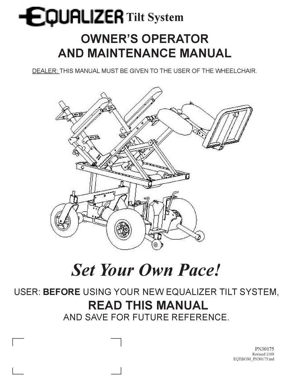 EQUALIZER TILT SYSTEM OWNER'S OPERATOR AND MAINTENANCE MANUAL Pdf Download ManualsLib