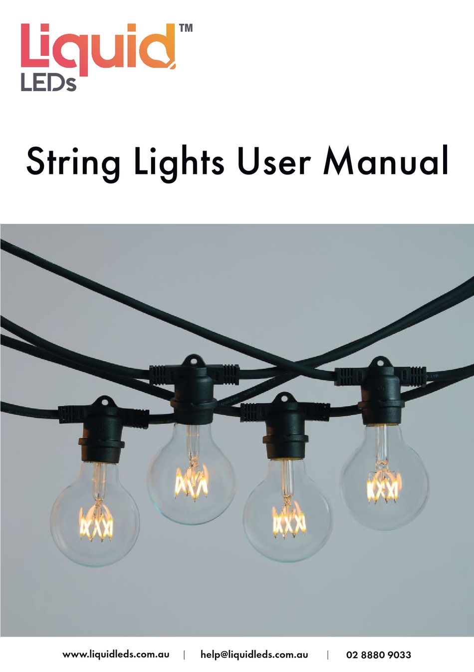 LIQUID LEDS STRING LIGHTS USER MANUAL Pdf Download ManualsLib