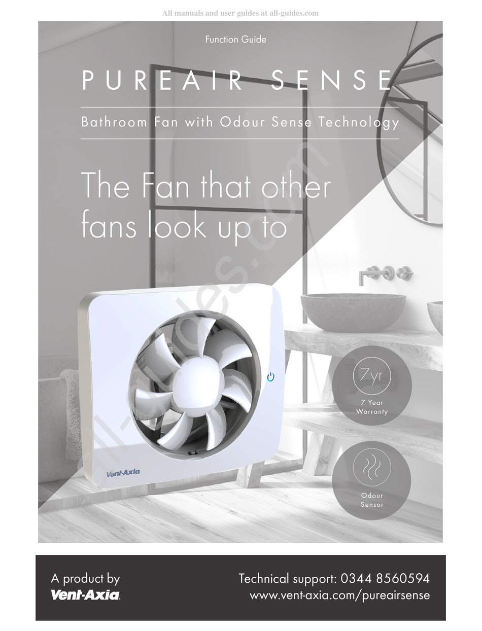 VENTAXIA PUREAIR SENSE FUNCTION MANUAL Pdf Download ManualsLib