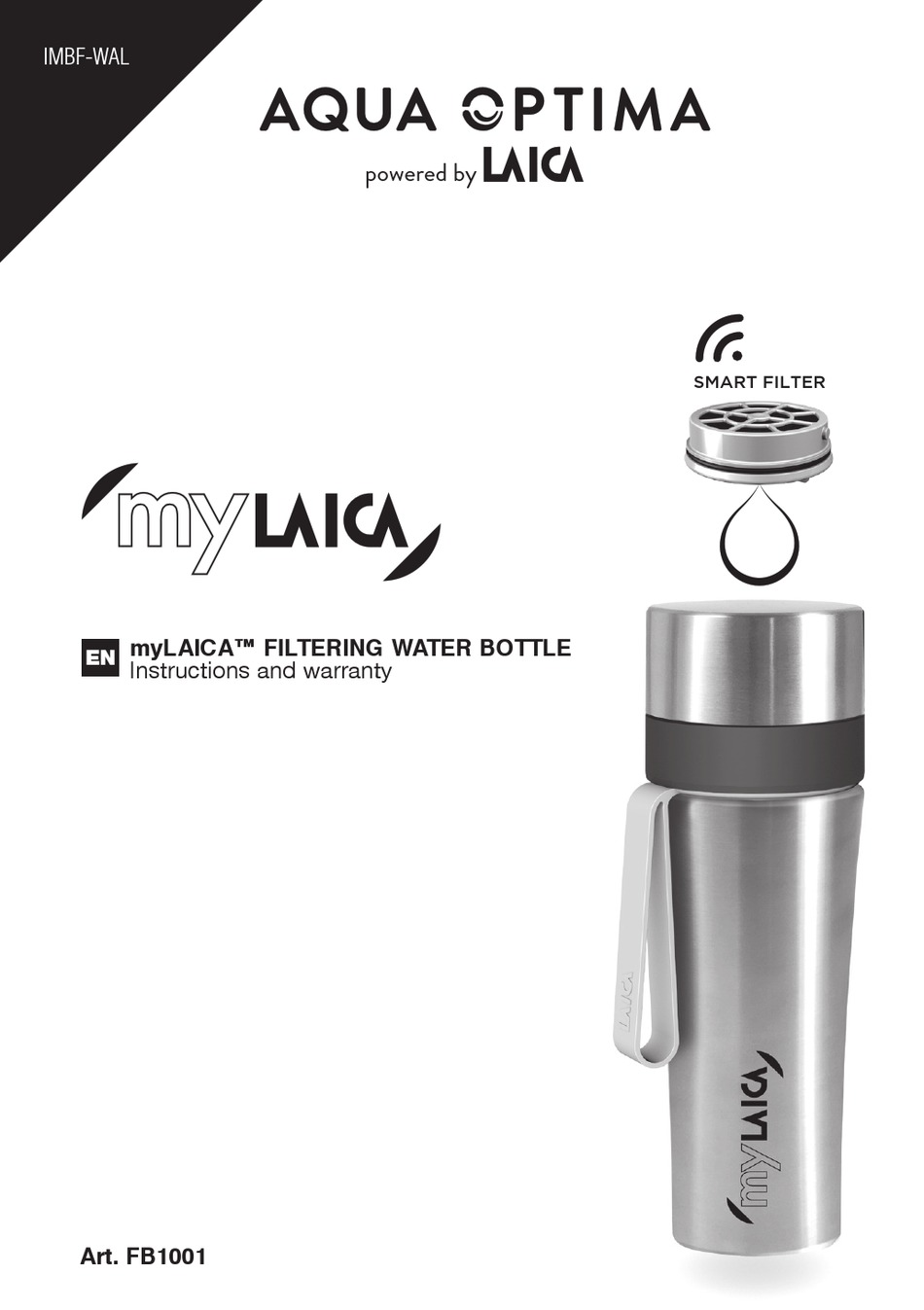 AQUA OPTIMA MYLAICA FB1001 INSTRUCTIONS AND WARRANTY Pdf Download