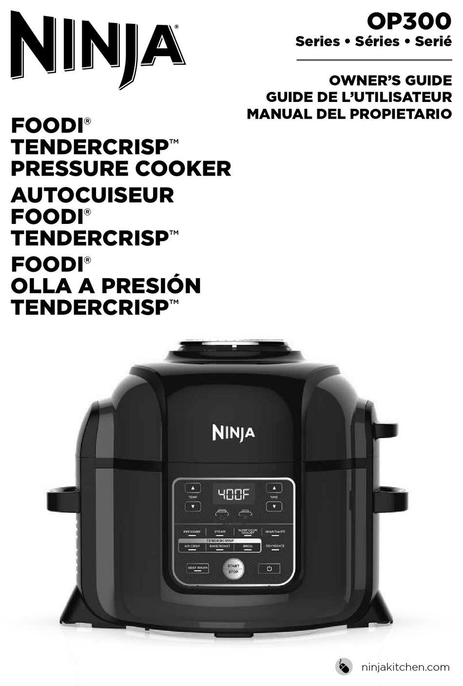 NINJA FOODI TENDERCRISP OP300 SERIES OWNER