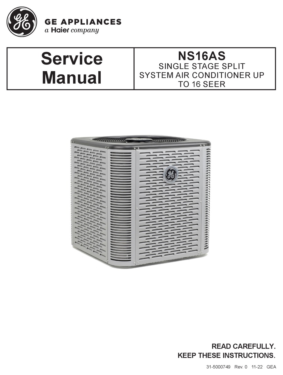 HAIER GE NS16AS SERVICE MANUAL Pdf Download ManualsLib