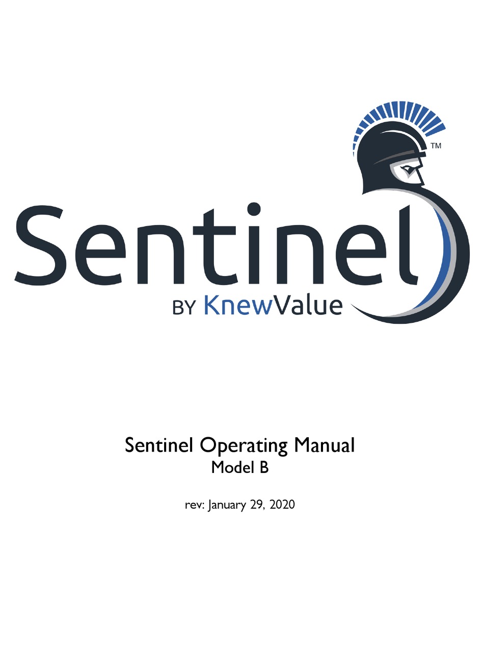 KNEW VALUE SENTINEL B OPERATING MANUAL Pdf Download | ManualsLib