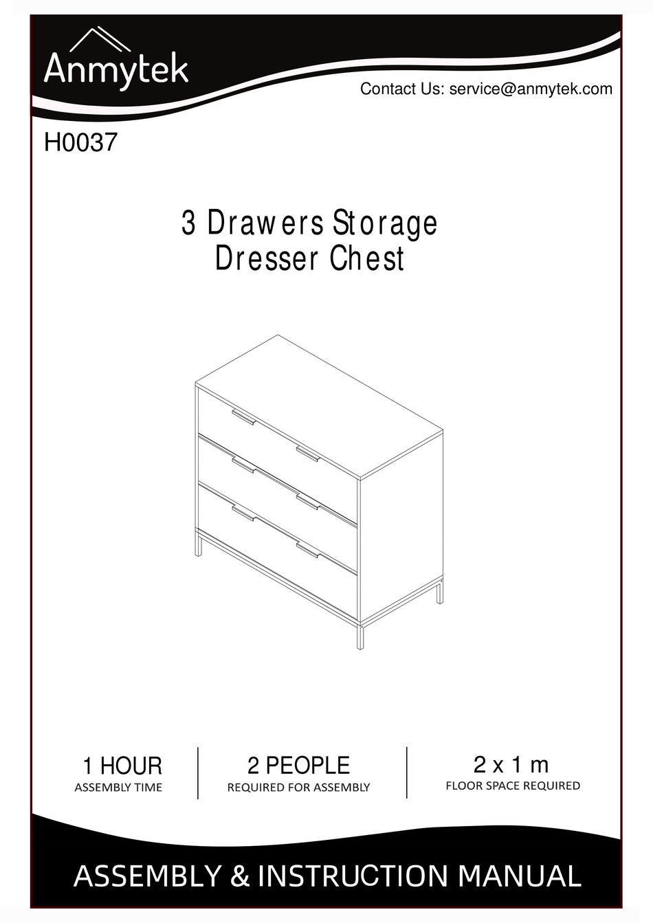 ANMYTEK H0037 ASSEMBLY & INSTRUCTION MANUAL Pdf Download ManualsLib