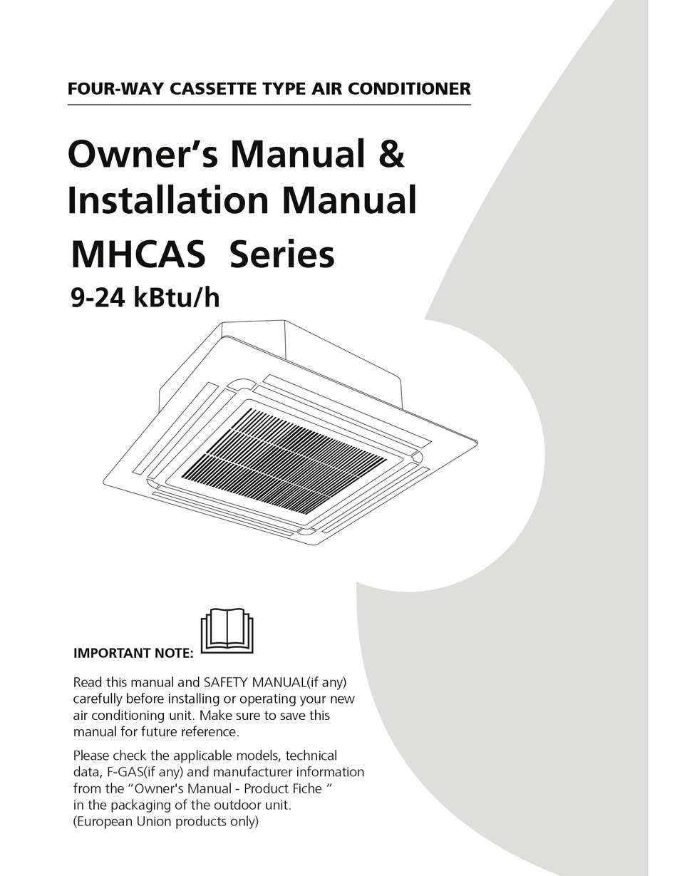 ECR MHCAS SERIES OWNER'S MANUAL & INSTALLATION MANUAL Pdf Download ...