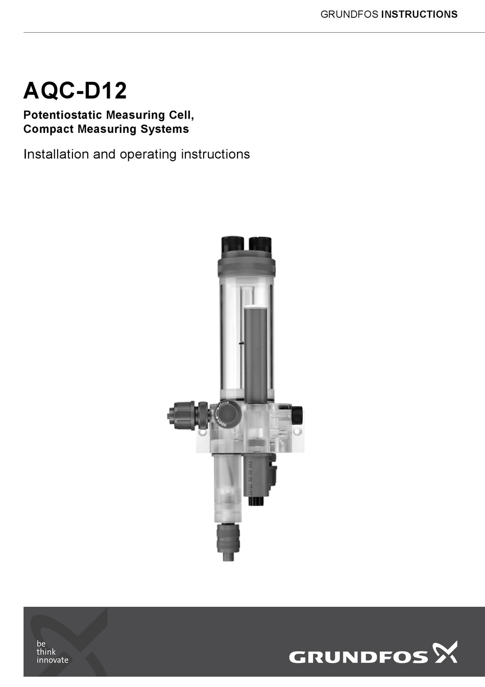GRUNDFOS AQCD12 INSTALLATION AND OPERATING INSTRUCTIONS MANUAL Pdf