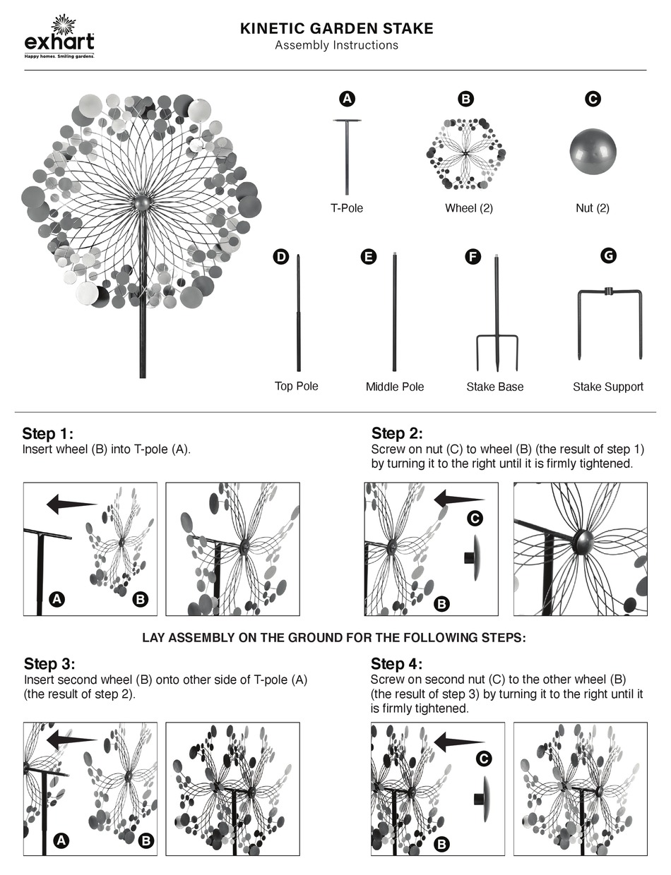 EXHART STARRY NIGHT ASSEMBLY INSTRUCTIONS Pdf Download ManualsLib