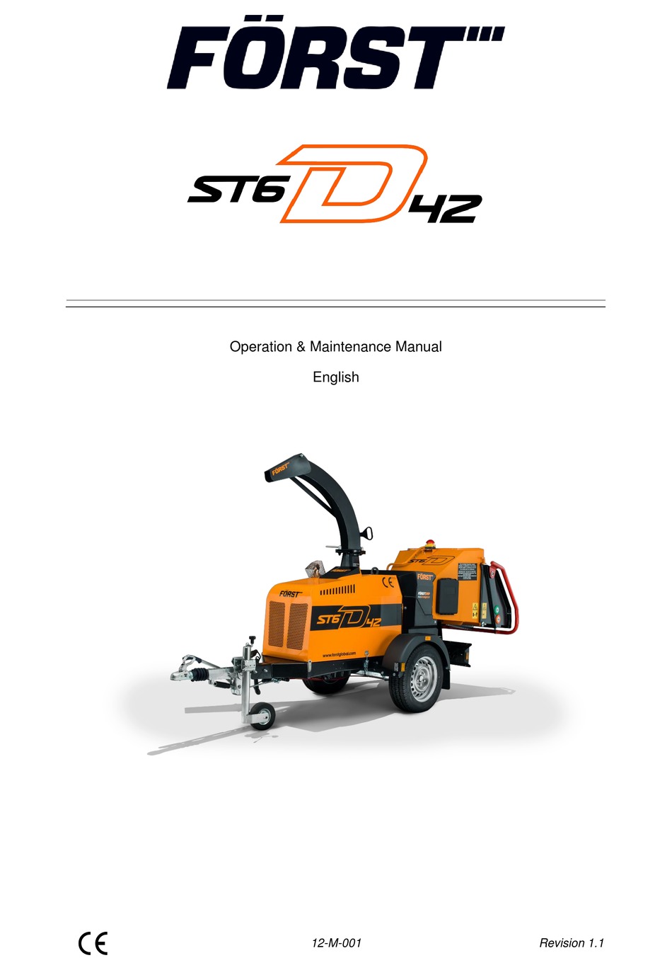 FORST ST6 D42 OPERATION & MAINTENANCE MANUAL Pdf Download | ManualsLib