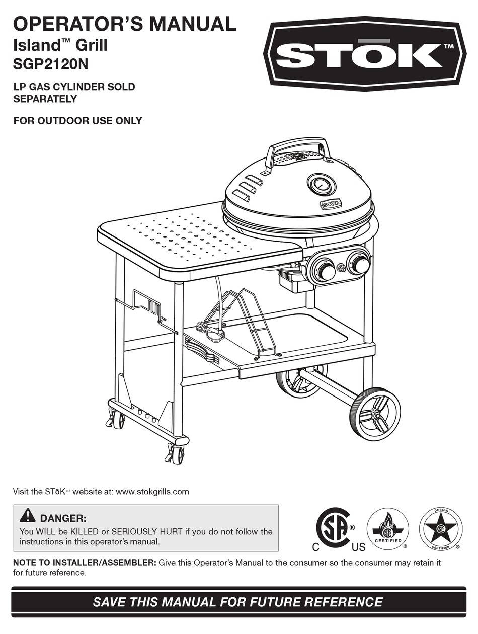 Stok Island Sgp2120n Operator's Manual Pdf Download 