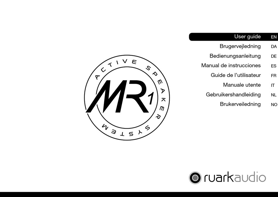 RUARKAUDIO MR1 USER MANUAL Pdf Download ManualsLib
