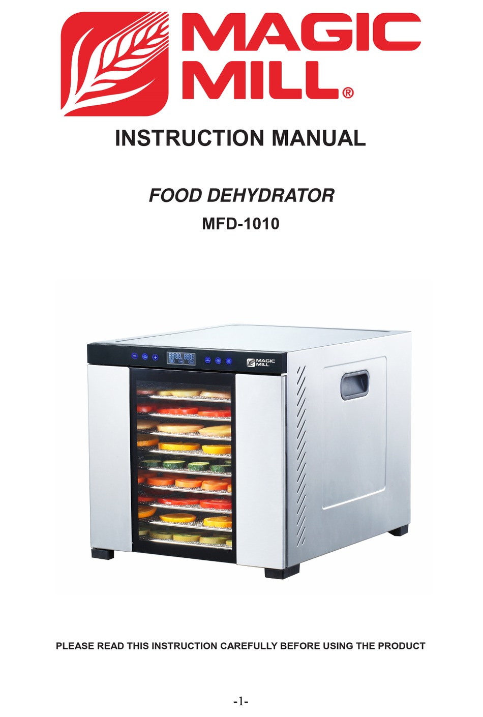 MAGIC MILL MFD1010 INSTRUCTION MANUAL Pdf Download ManualsLib