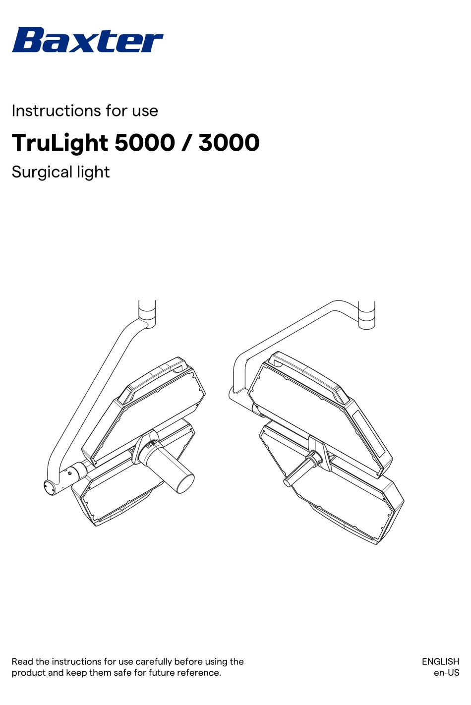 BAXTER TRULIGHT 5000 INSTRUCTIONS FOR USE MANUAL Pdf Download ManualsLib