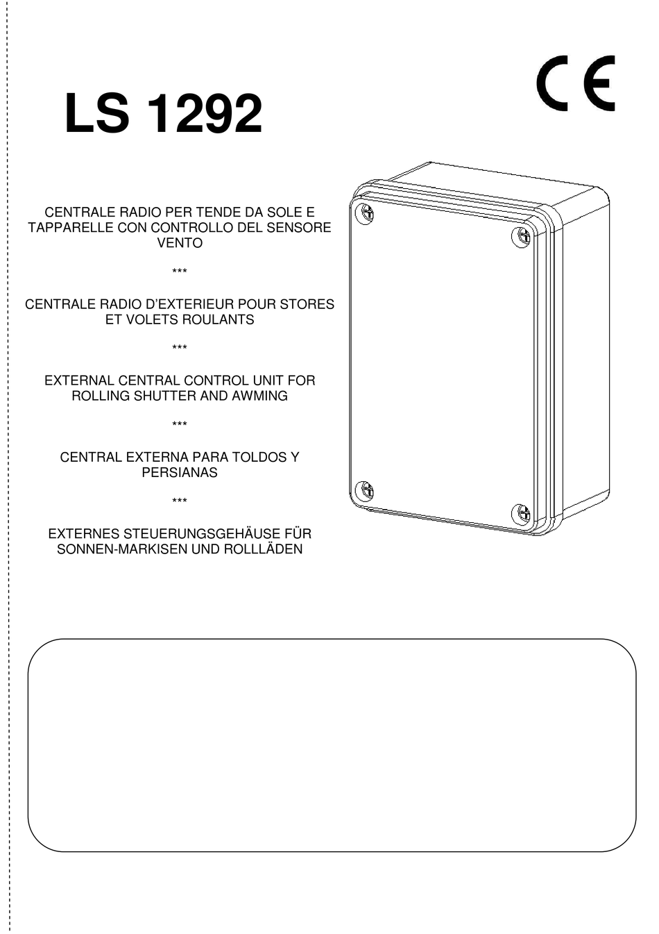 ACM LS 1292 MANUAL Pdf Download ManualsLib