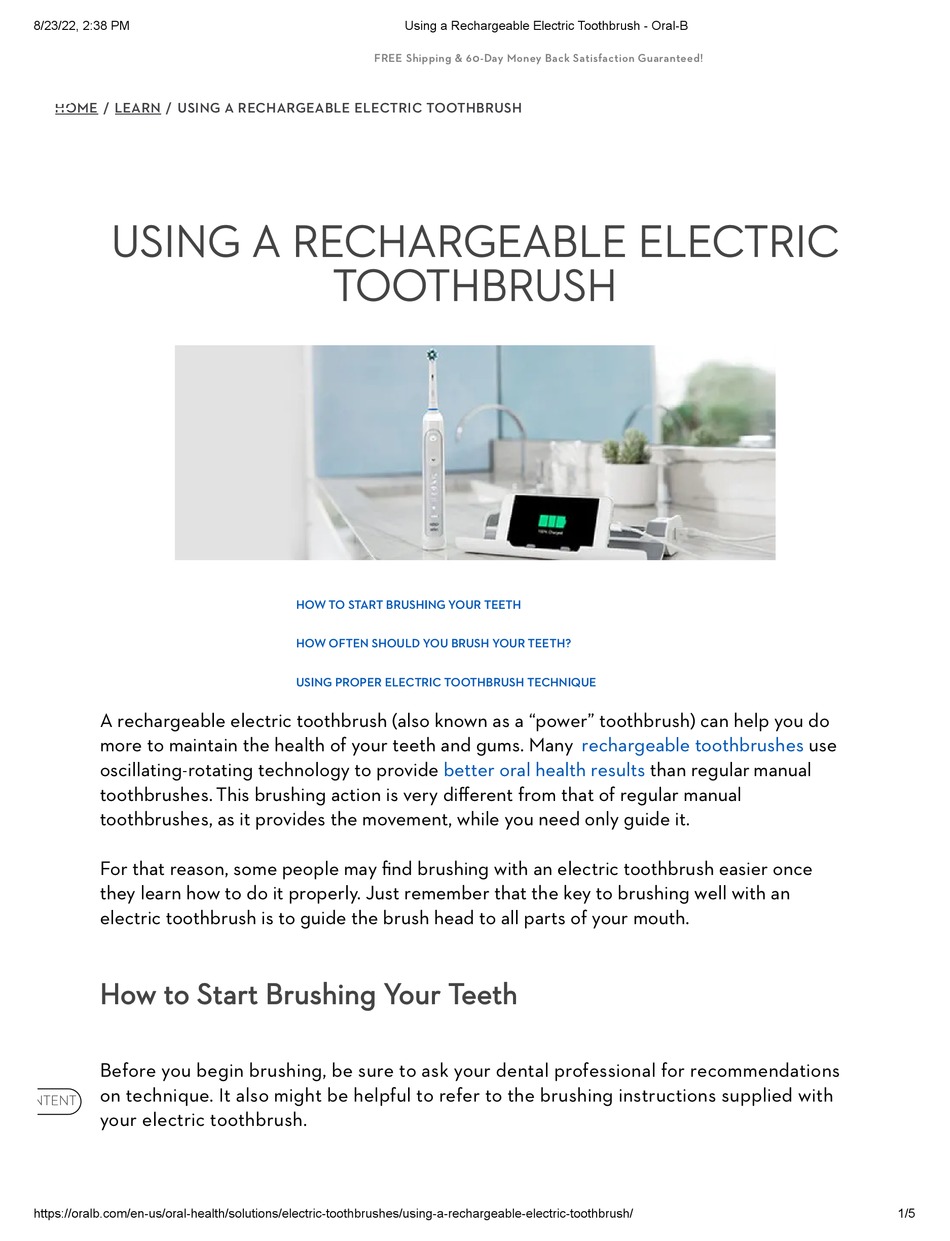 ORALB IO 9 SERIES QUICK START MANUAL Pdf Download ManualsLib