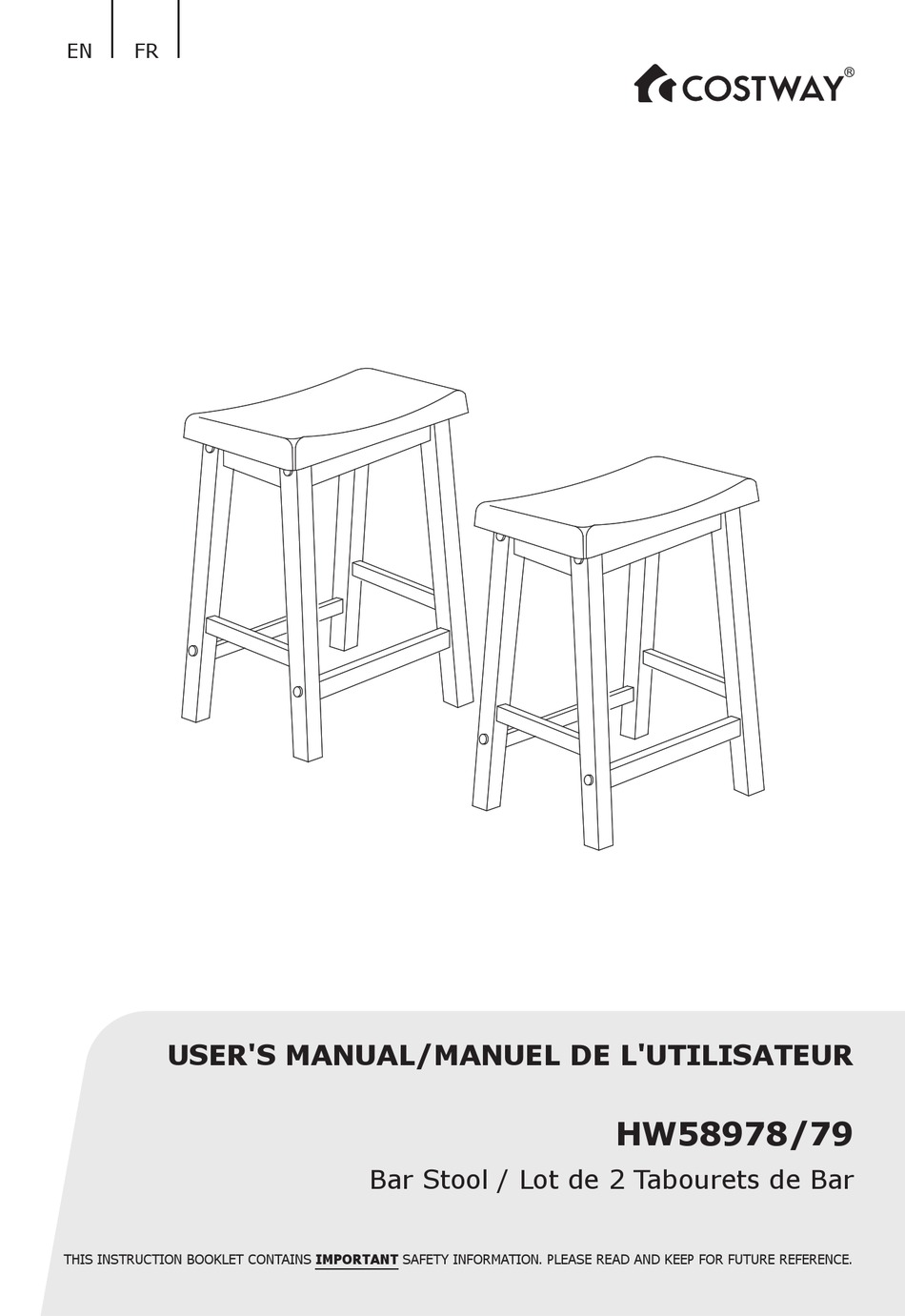 COSTWAY HW58979 USER MANUAL Pdf Download ManualsLib