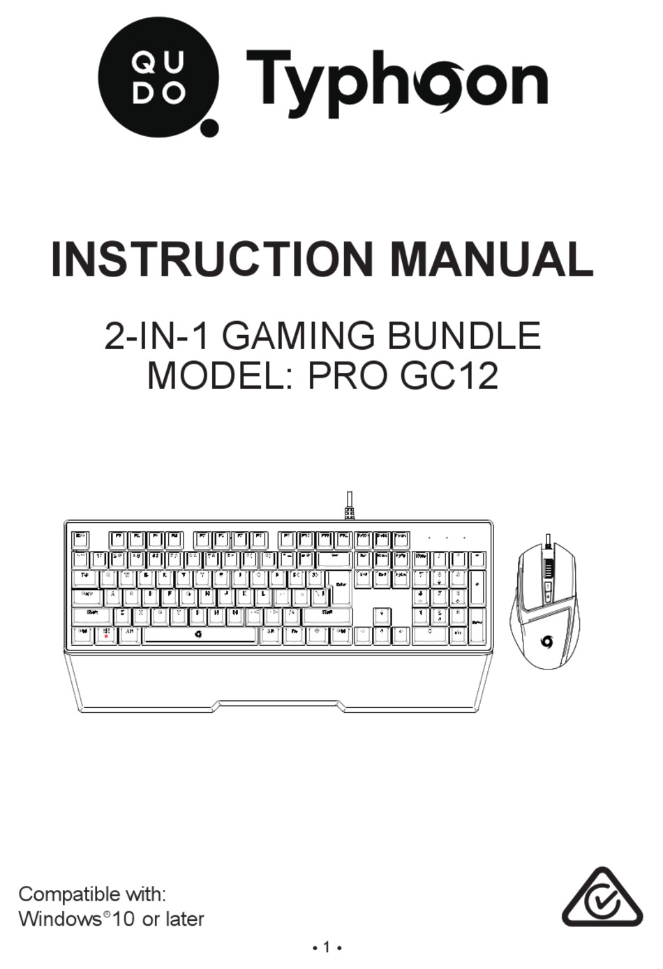 QUDO TYPHOON PRO GC12 INSTRUCTION MANUAL Pdf Download | ManualsLib