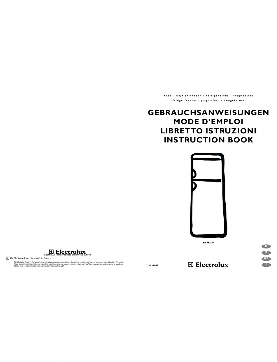 ELECTROLUX ER 6825 D INSTRUCTION BOOK Pdf Download ManualsLib the-one-6825-3-the-one