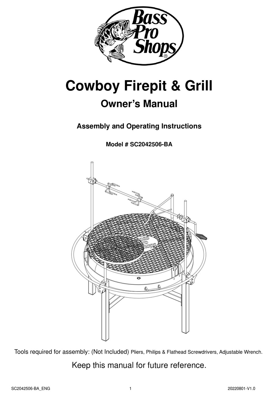 BASS PRO SHOPS SC2042506BA OWNER'S MANUAL Pdf Download ManualsLib