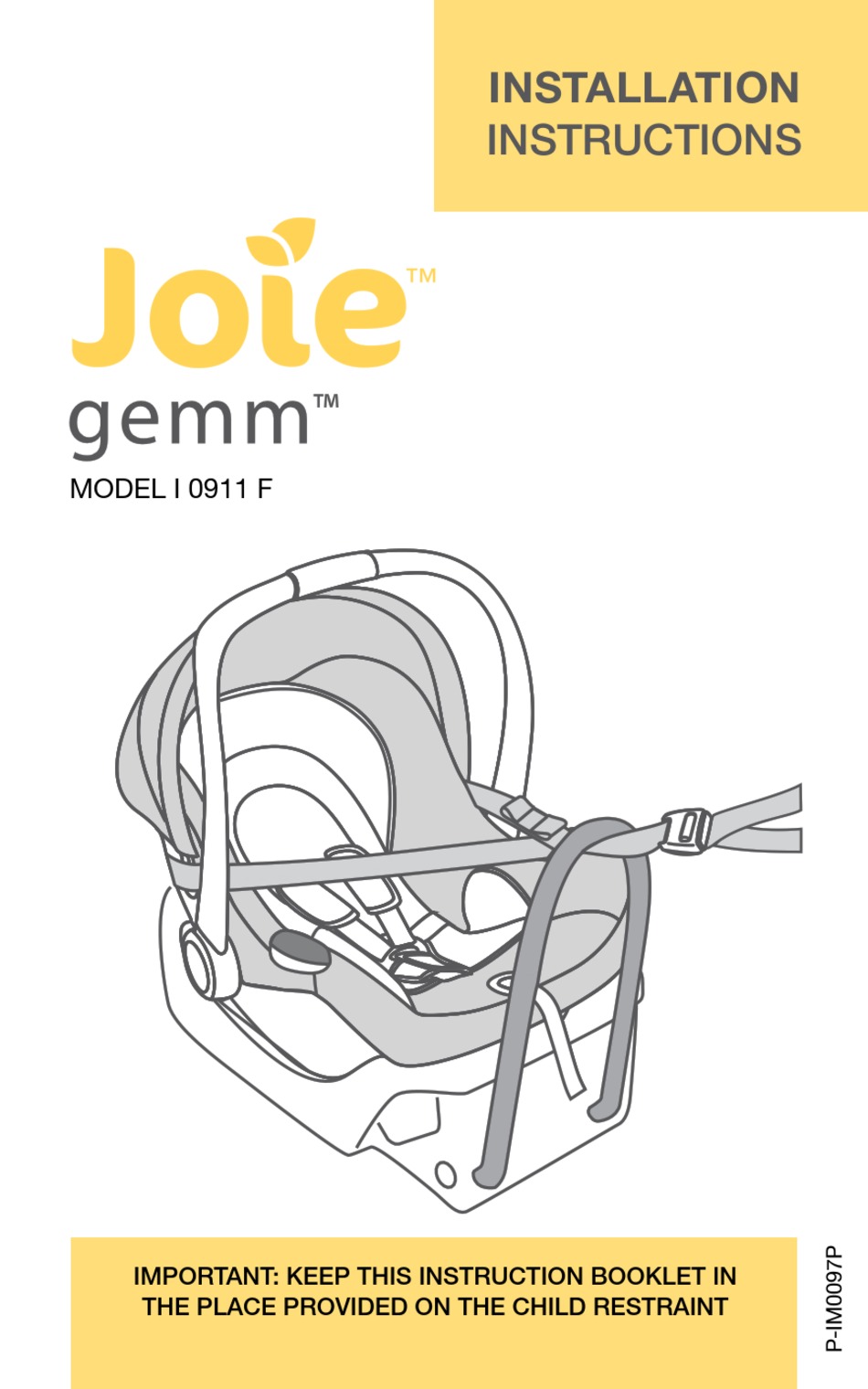 JOIE GEMM INSTALLATION INSTRUCTIONS MANUAL Pdf Download ManualsLib