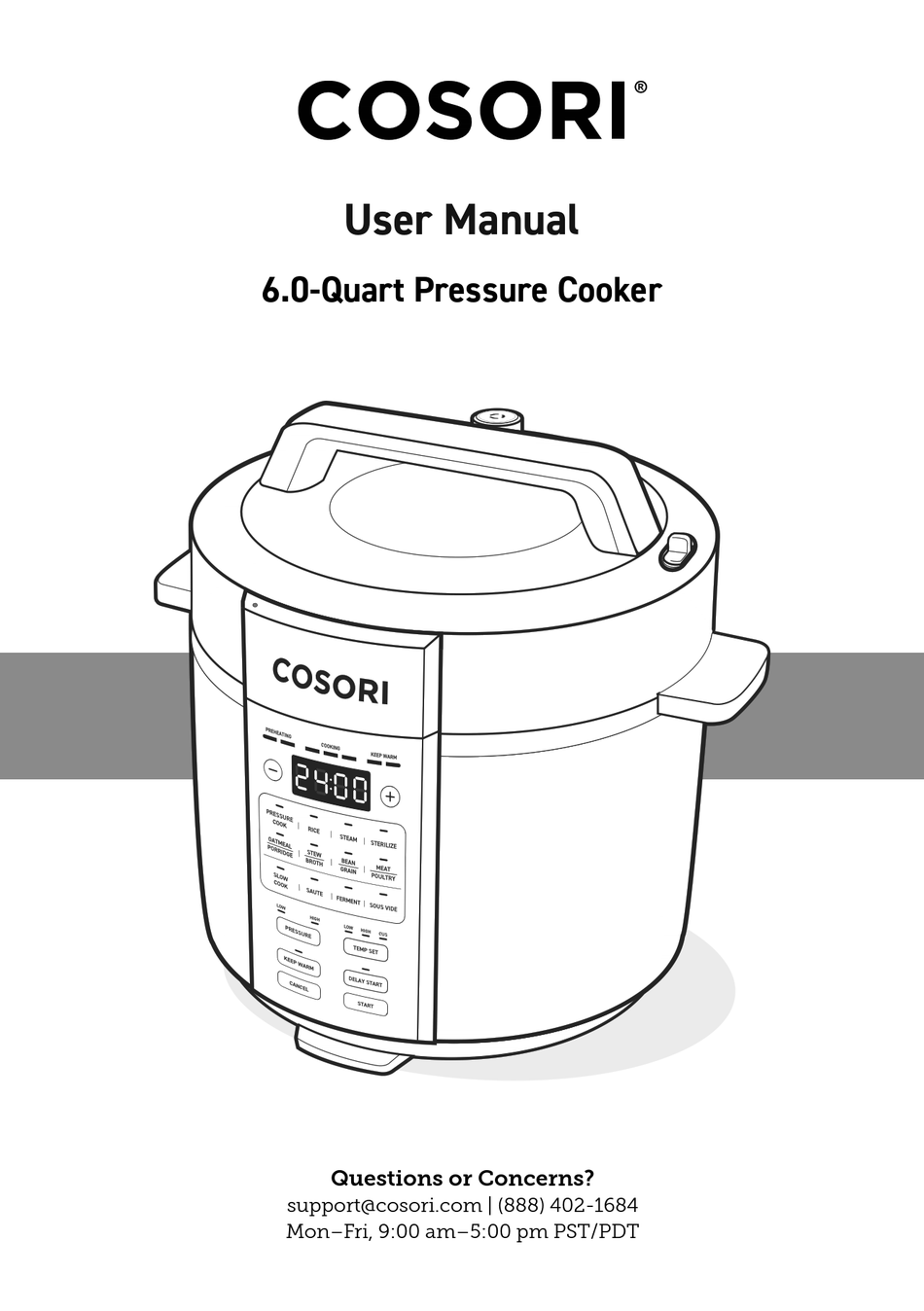 COSORI CMCCO601SUS USER MANUAL Pdf Download ManualsLib