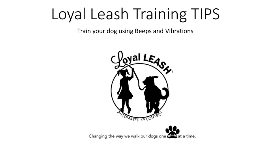 LOYAL LEASH TRAINING LEASH TRAINING TIPS Pdf Download ManualsLib
