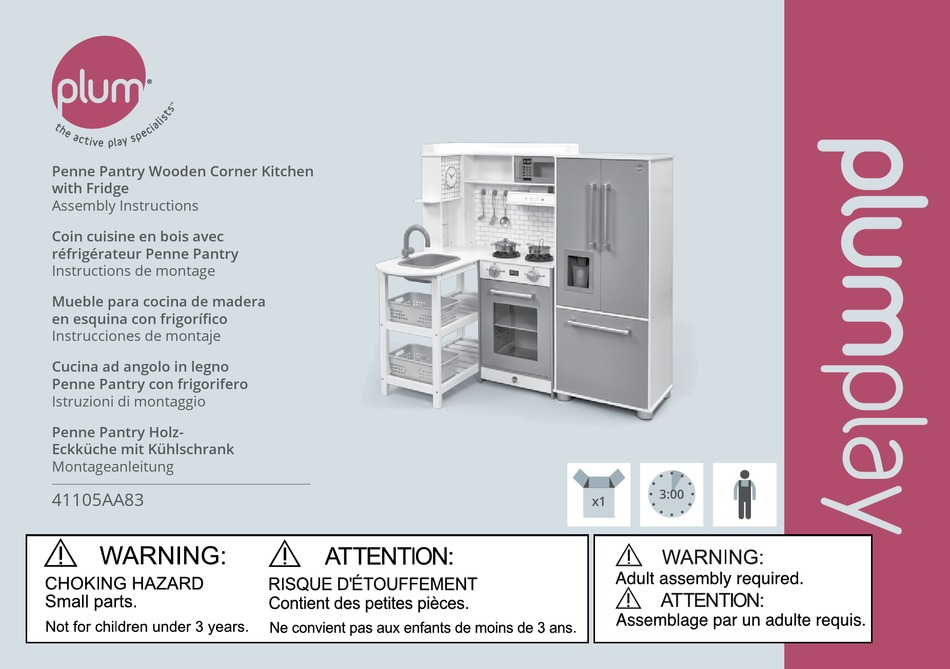 PLUM 41105AA83 ASSEMBLY INSTRUCTIONS MANUAL Pdf Download ManualsLib