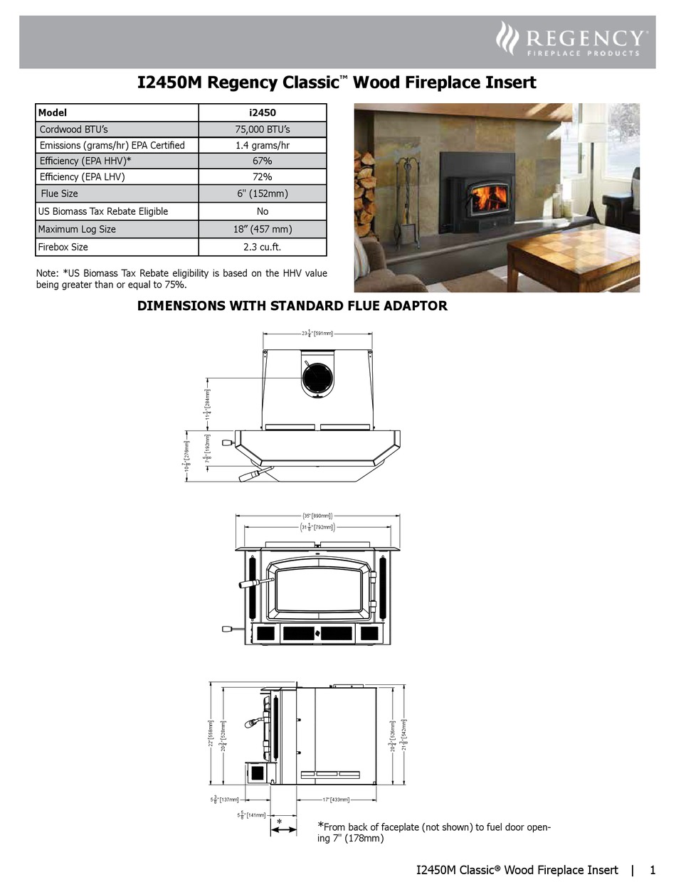REGENCY CLASSIC I2450 INSTALLATION Pdf Download ManualsLib