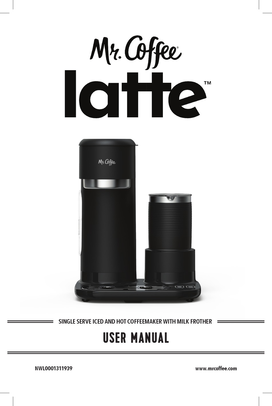 MR. COFFEE LATTE USER MANUAL Pdf Download ManualsLib