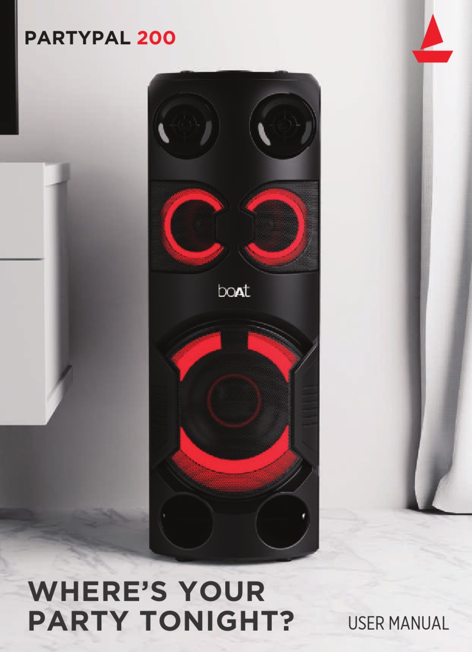 BOAT PARTYPAL 200 USER MANUAL Pdf Download ManualsLib