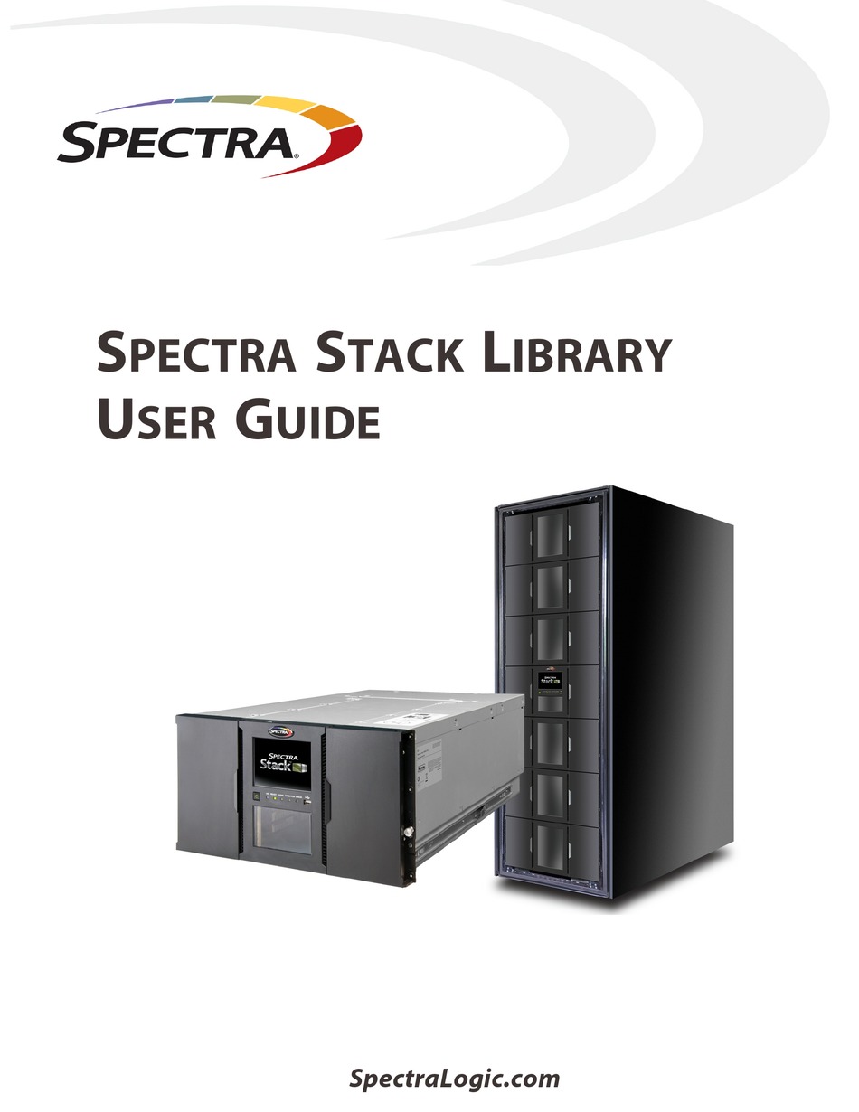 SPECTRA STACK TAPE LIBRARY USER MANUAL Pdf Download ManualsLib