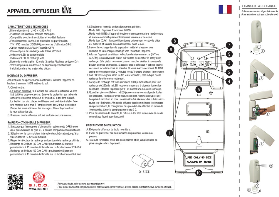 SICO KING QUICK START MANUAL Pdf Download ManualsLib