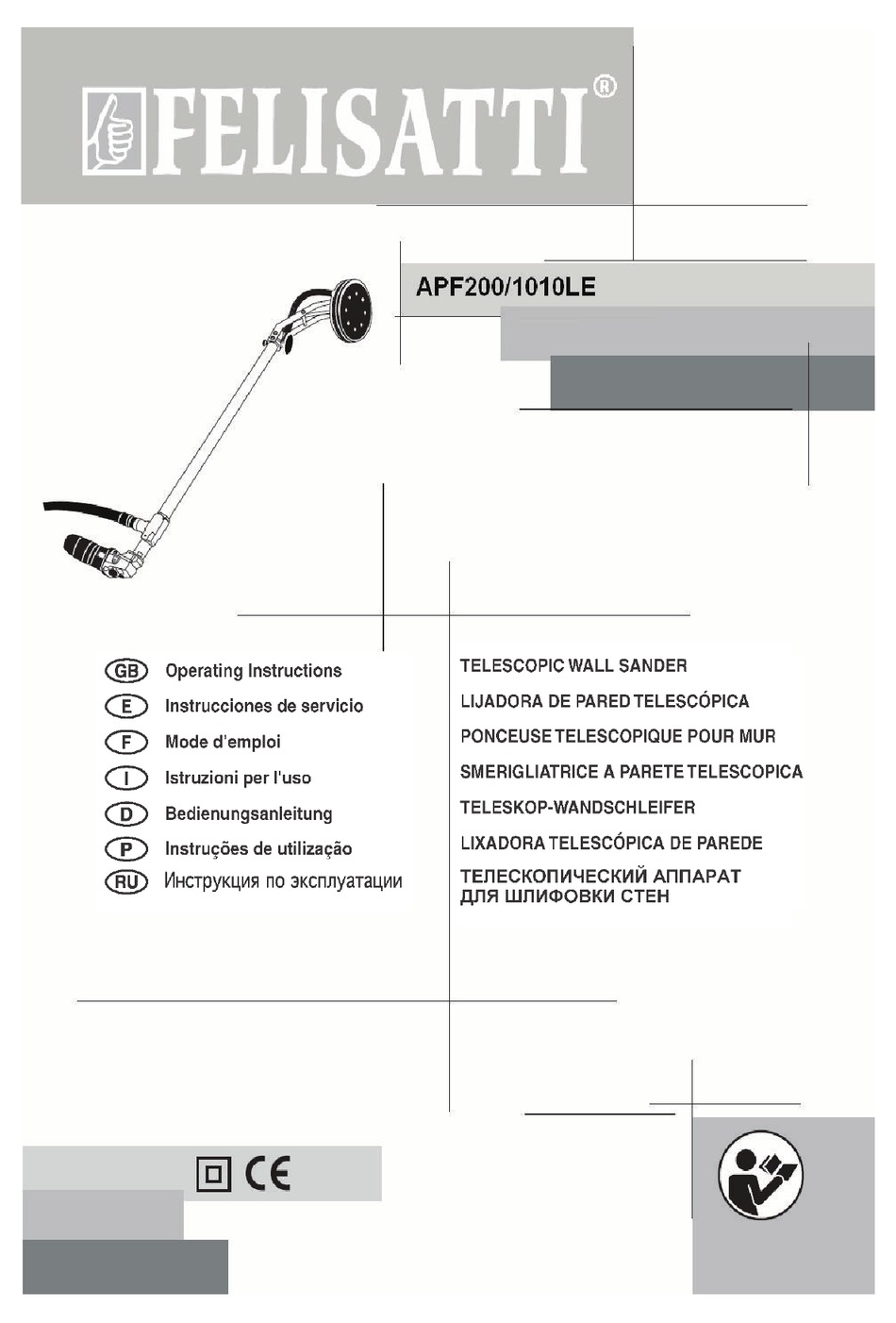 Felisatti Apf200 1010le Operating Instructions Manual Pdf Download