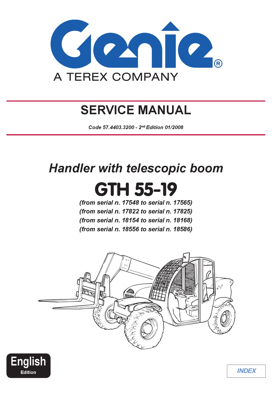 TEREX GENIE GTH 5519 SERVICE MANUAL Pdf Download ManualsLib