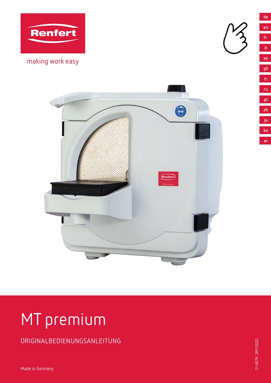 RENFERT MT PREMIUM MANUAL Pdf Download ManualsLib