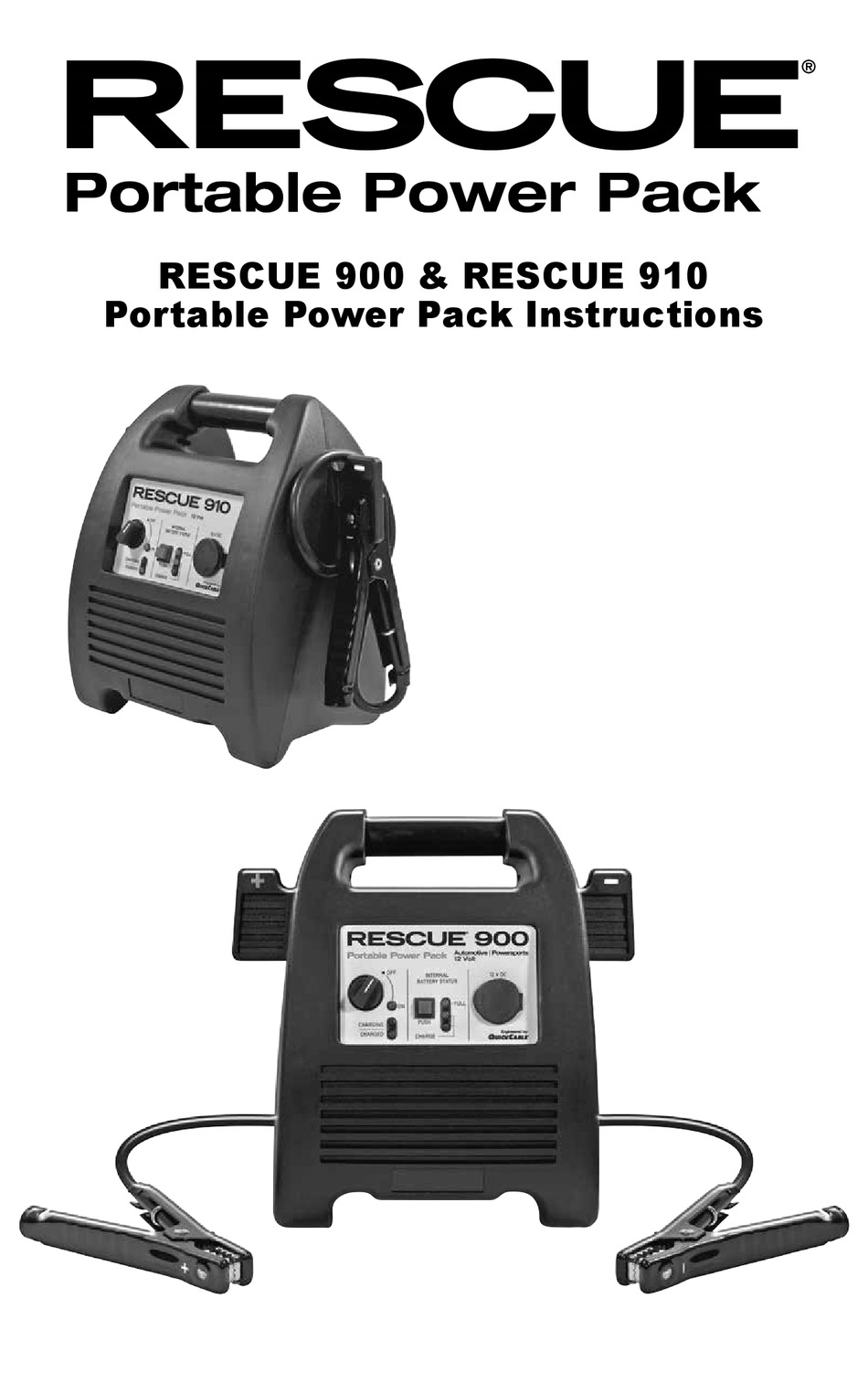 RESCUE 900 INSTRUCTIONS MANUAL Pdf Download ManualsLib