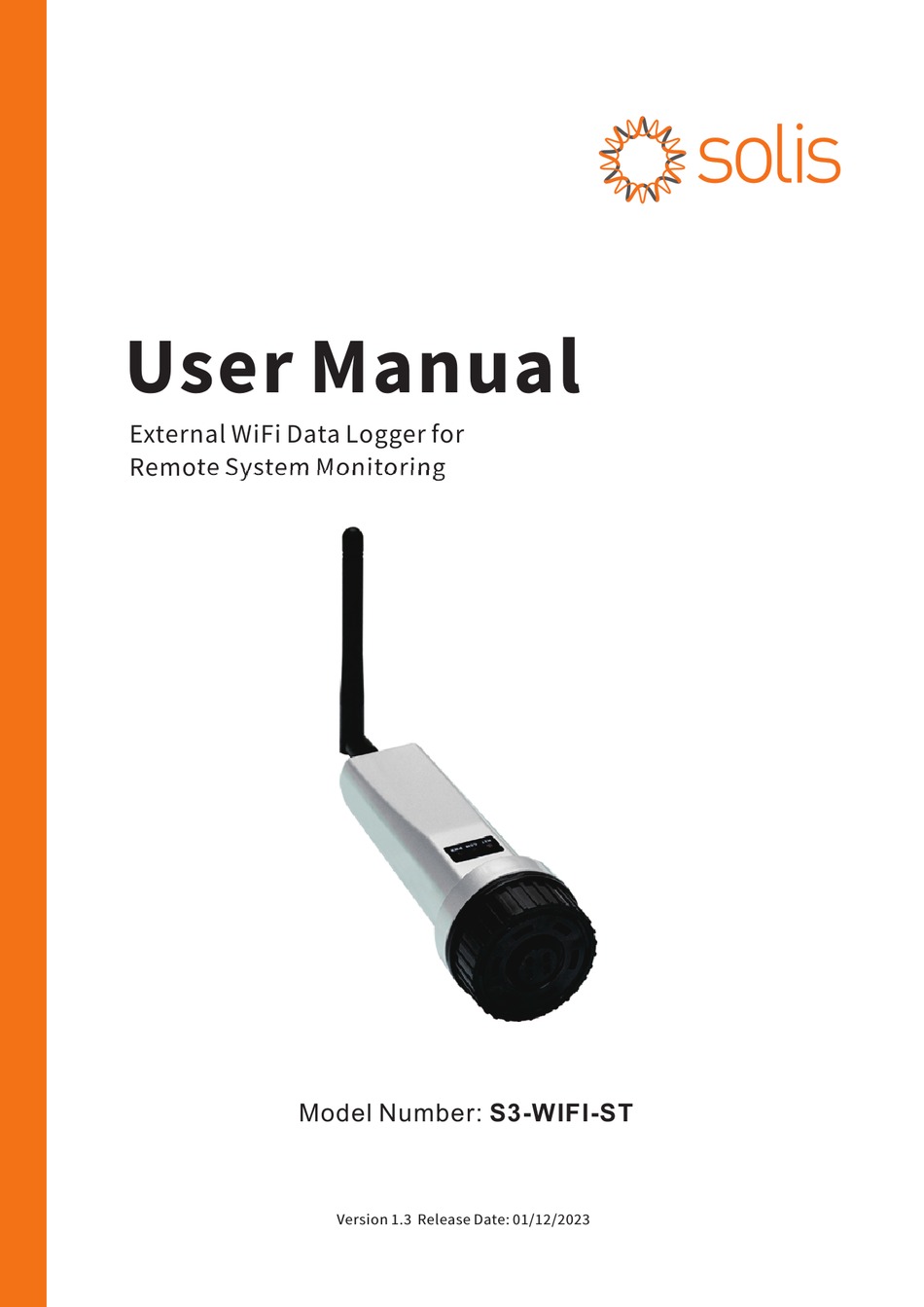 SOLIS S3-WIFI-ST USER MANUAL Pdf Download | ManualsLib