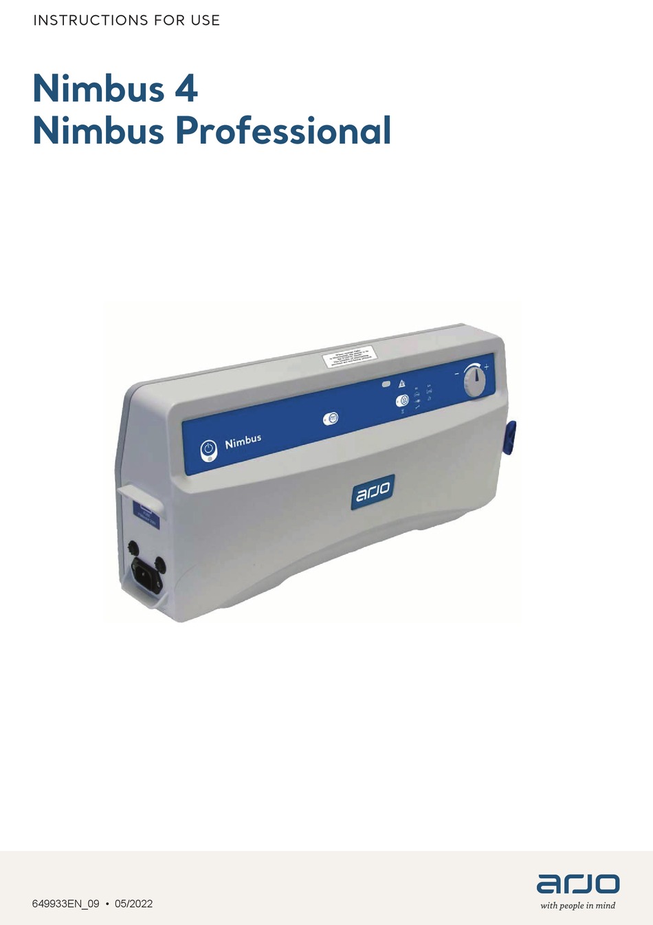 ARJO NIMBUS 4 INSTRUCTIONS MANUAL Pdf Download ManualsLib