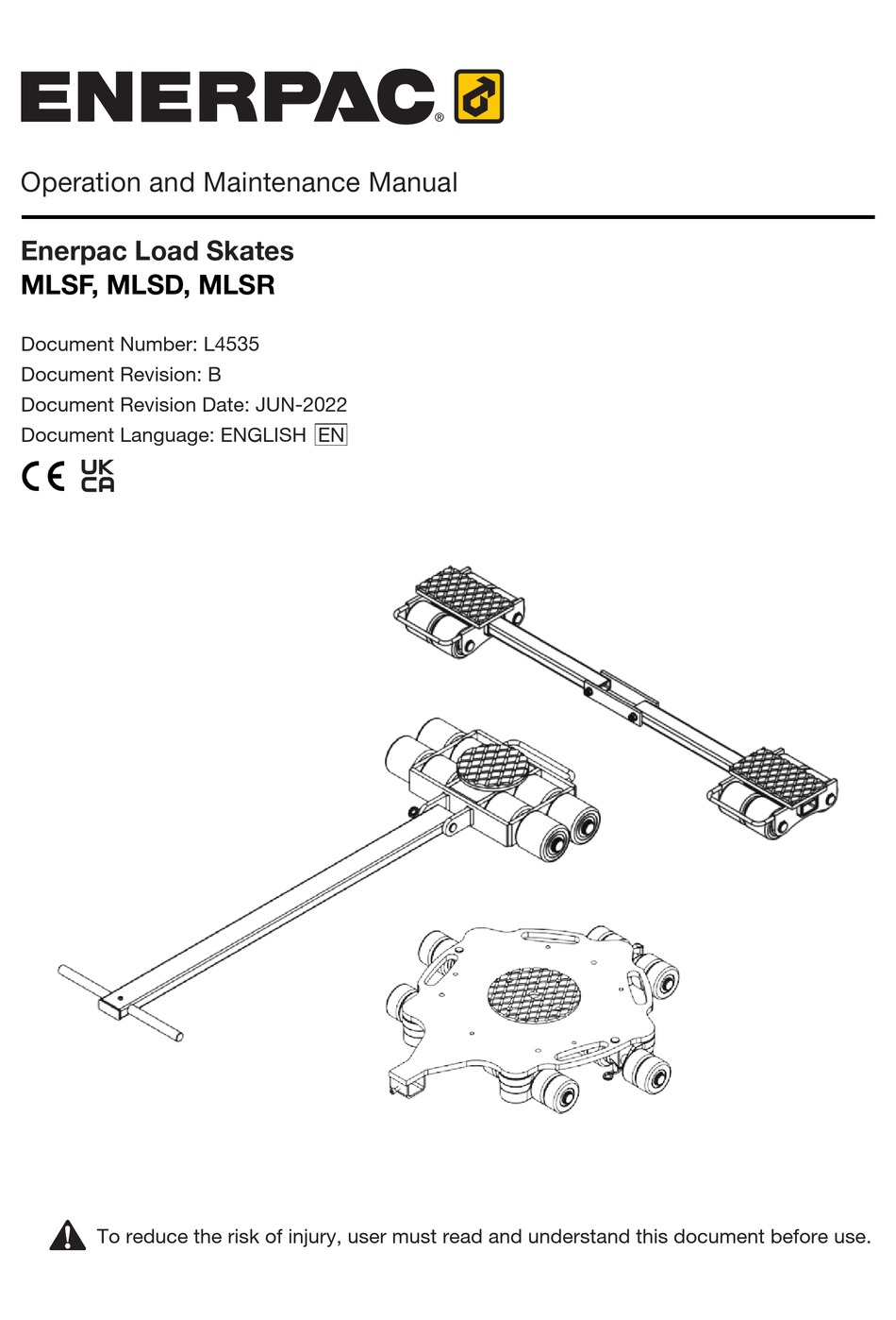 ENERPAC MLSF3 OPERATION AND MAINTENANCE MANUAL Pdf Download ManualsLib
