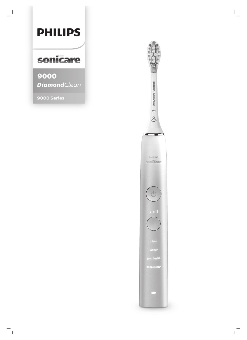 PHILIPS SONICARE DIAMONDCLEAN 9000 SERIES USER MANUAL Pdf Download